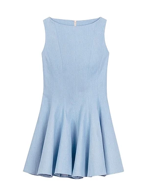Mini Flared Cotton Dress