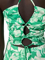 Floral Patterned Maxi Dress