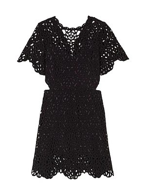 Mini Crochet Dress