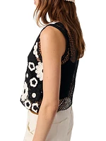 Floral Crochet Top
