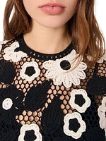 Floral Crochet Top