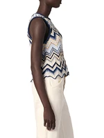 Crochet-Knit Top