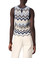 Crochet-Knit Top