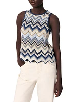 Crochet-Knit Top