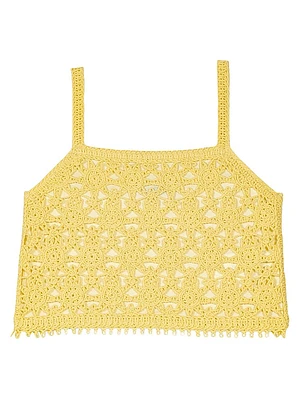 Crochet Knit Top