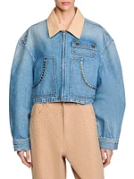 Denim Jacket with Studs