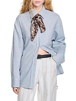 Long Tie-Back Shirt