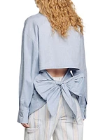 Long Tie-Back Shirt