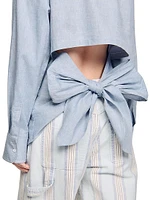 Long Tie-Back Shirt
