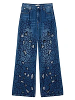 Embroidered Jeans