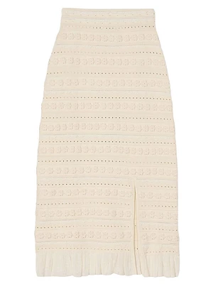 Maxi Skirt with Crochet Detailing