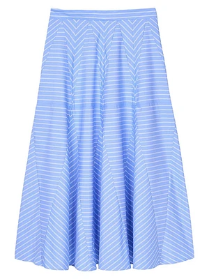 Maxi Striped Skirt