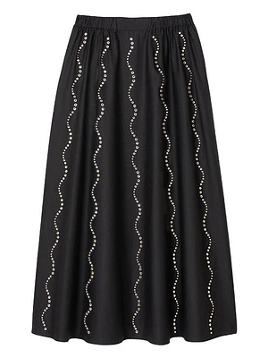 Maxi Rhinestone Skirt