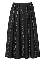 Maxi Rhinestone Skirt