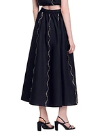 Maxi Rhinestone Skirt