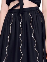 Maxi Rhinestone Skirt