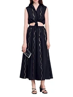 Maxi Rhinestone Skirt