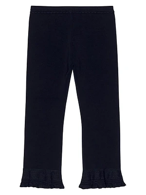 Ruffled Capri Pants