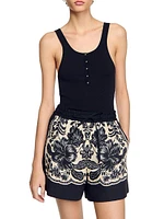 Rib Knit Vest Top