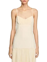 Pleated Maxi Dress