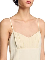 Pleated Maxi Dress