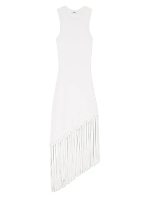 Fringed Crochet Maxi Dress