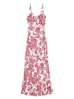 Floral Print Maxi Dress