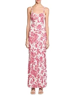 Floral Print Maxi Dress