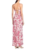 Floral Print Maxi Dress