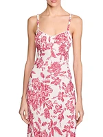 Floral Print Maxi Dress