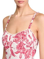 Floral Print Maxi Dress