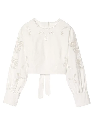 Poplin Crop Top