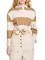 Striped Polo T-Shirt
