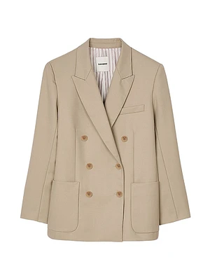 Double-Breasted Suit Jacket