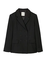 Double-Breasted Suit Jacket