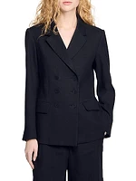 Double-Breasted Suit Jacket