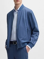 Slim-Fit Shirt Structured Performance Fabric