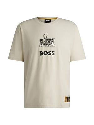 Boss x NFL Stretch-Cotton T-Shirt