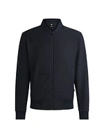 Zip-Up Sweatshirt with Padded Front