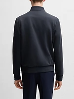 Zip-Up Sweatshirt with Padded Front