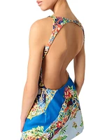 Patterned Shift Dress