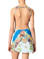 Patterned Shift Dress