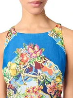 Patterned Shift Dress