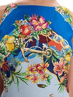 Patterned Shift Dress