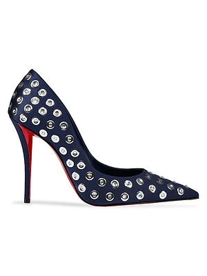 Miss Z 100 MM Satin Boum Mirror Pumps
