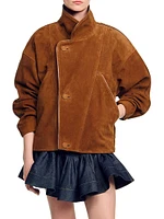Oversized Suede Jacket