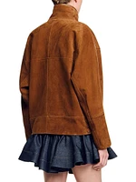 Oversized Suede Jacket