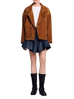 Oversized Suede Jacket
