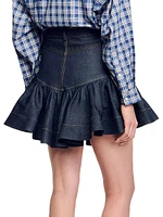 Short Ruffled Skirt