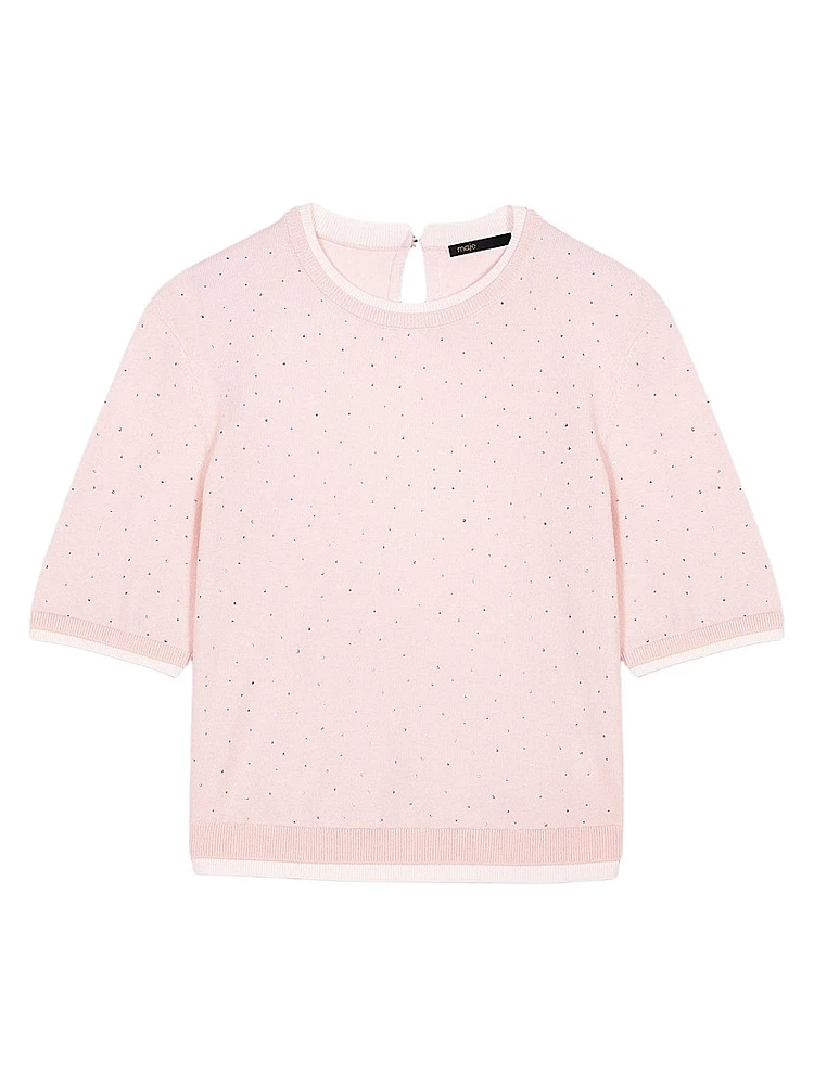 Wool Short-Sleeve Jumper
